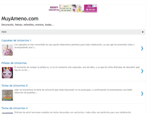 Tablet Screenshot of muyameno.com